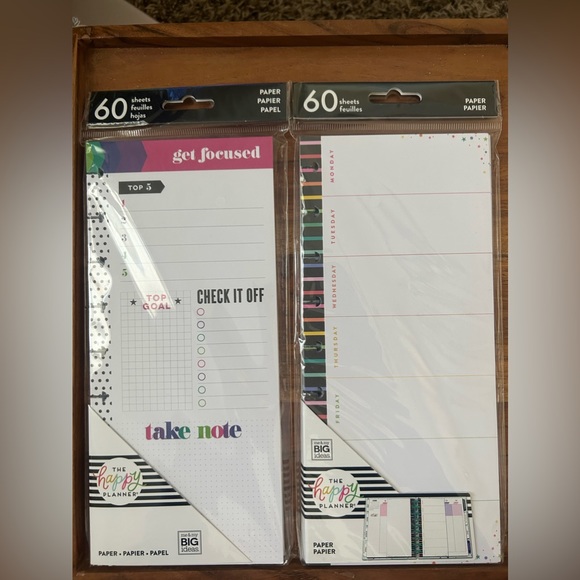 The Happy Planner Other - The Happy Planner Weekly/Daily Planning Bundle